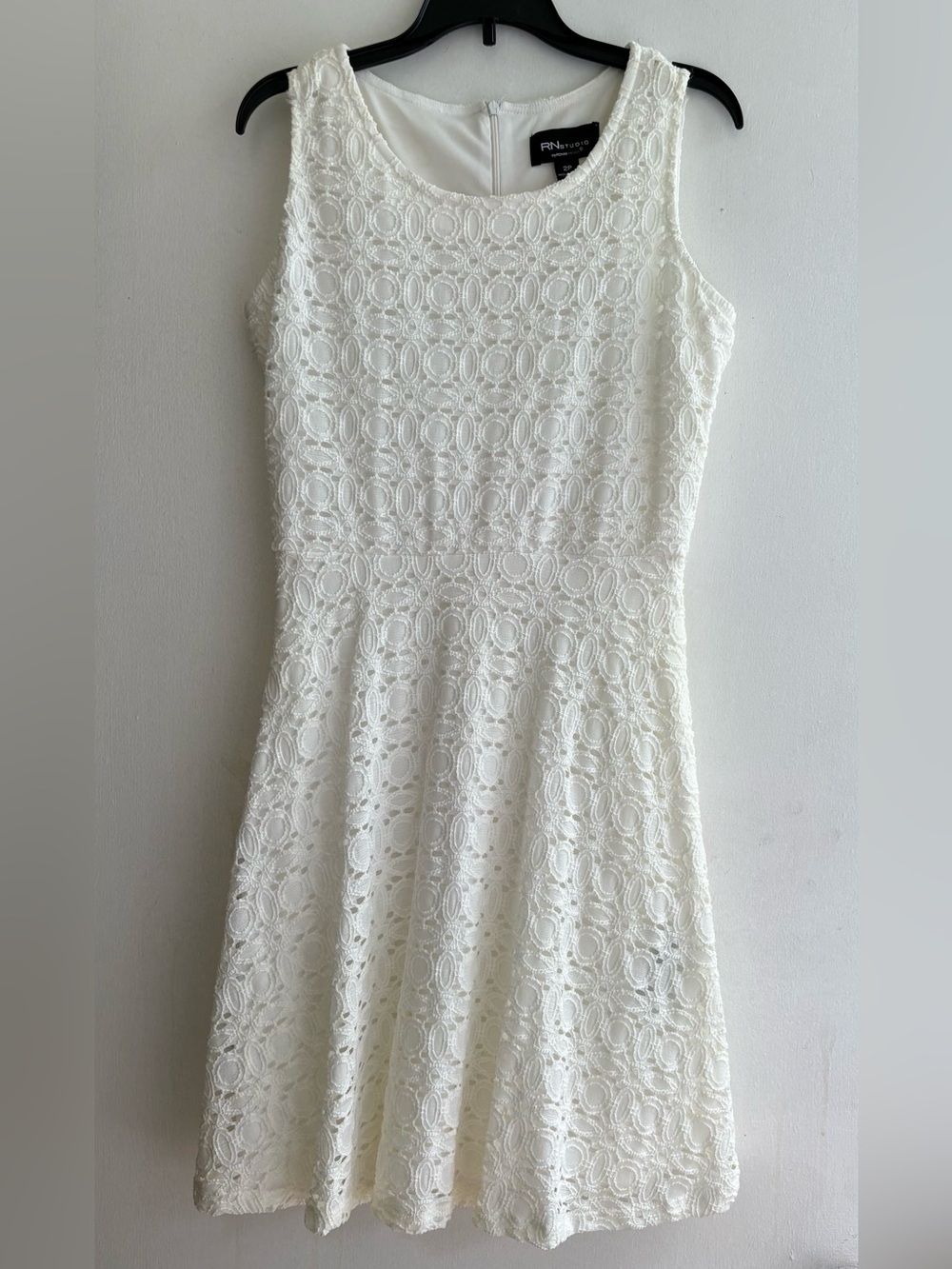 Ronni Nicole White Lace Dress